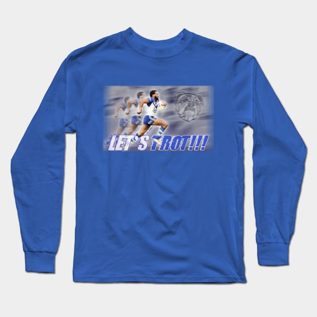 Canterbury Bulldogs - Josh Addo-Carr - The Foxx - LET'S TROT! Long Sleeve T-Shirt by OG Ballers